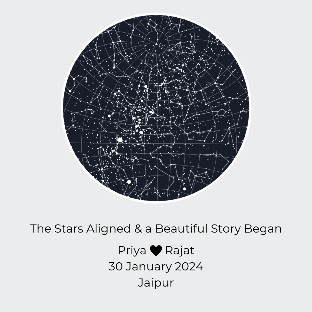 Star Maps Personalised Art