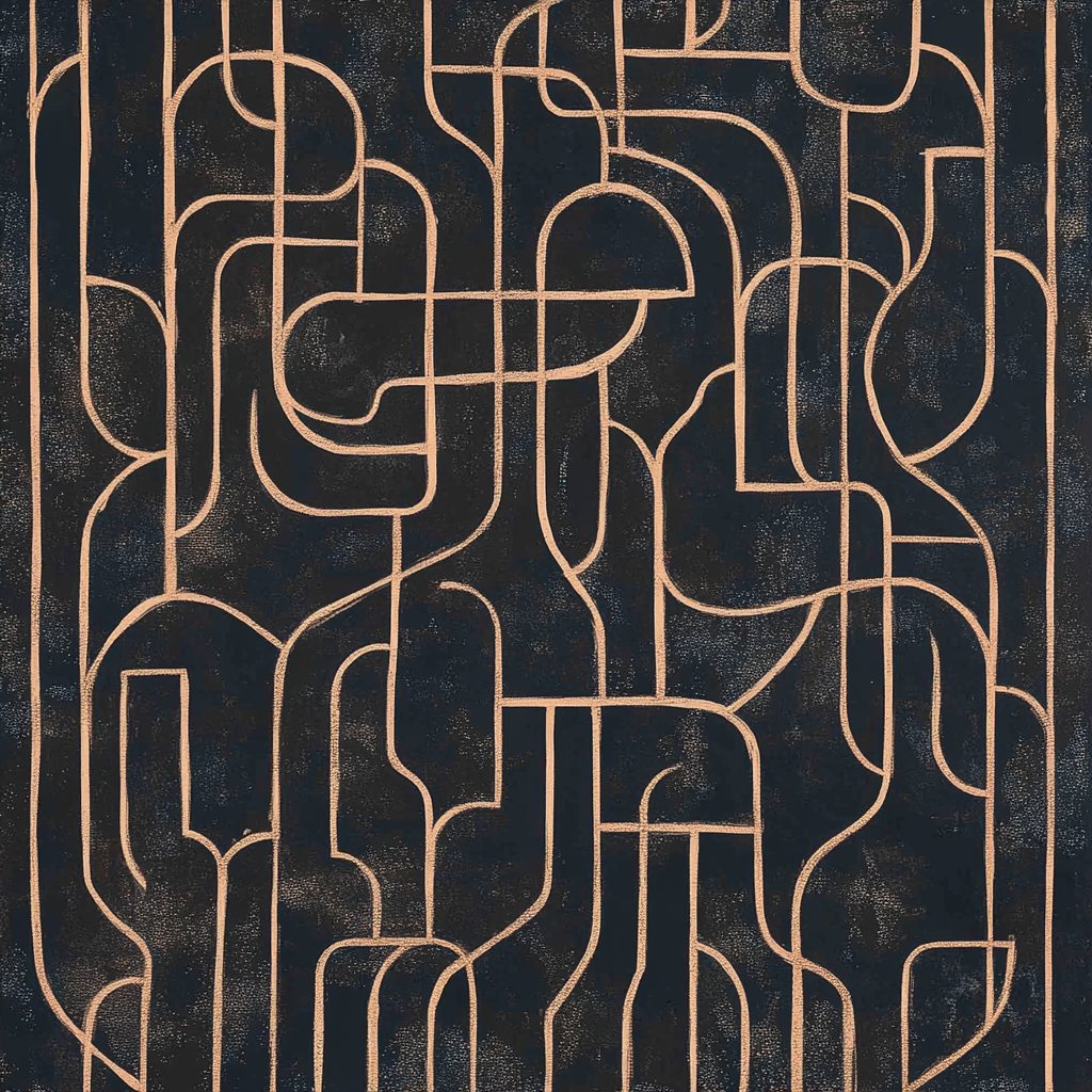 Linear Labyrinth Wallpaper