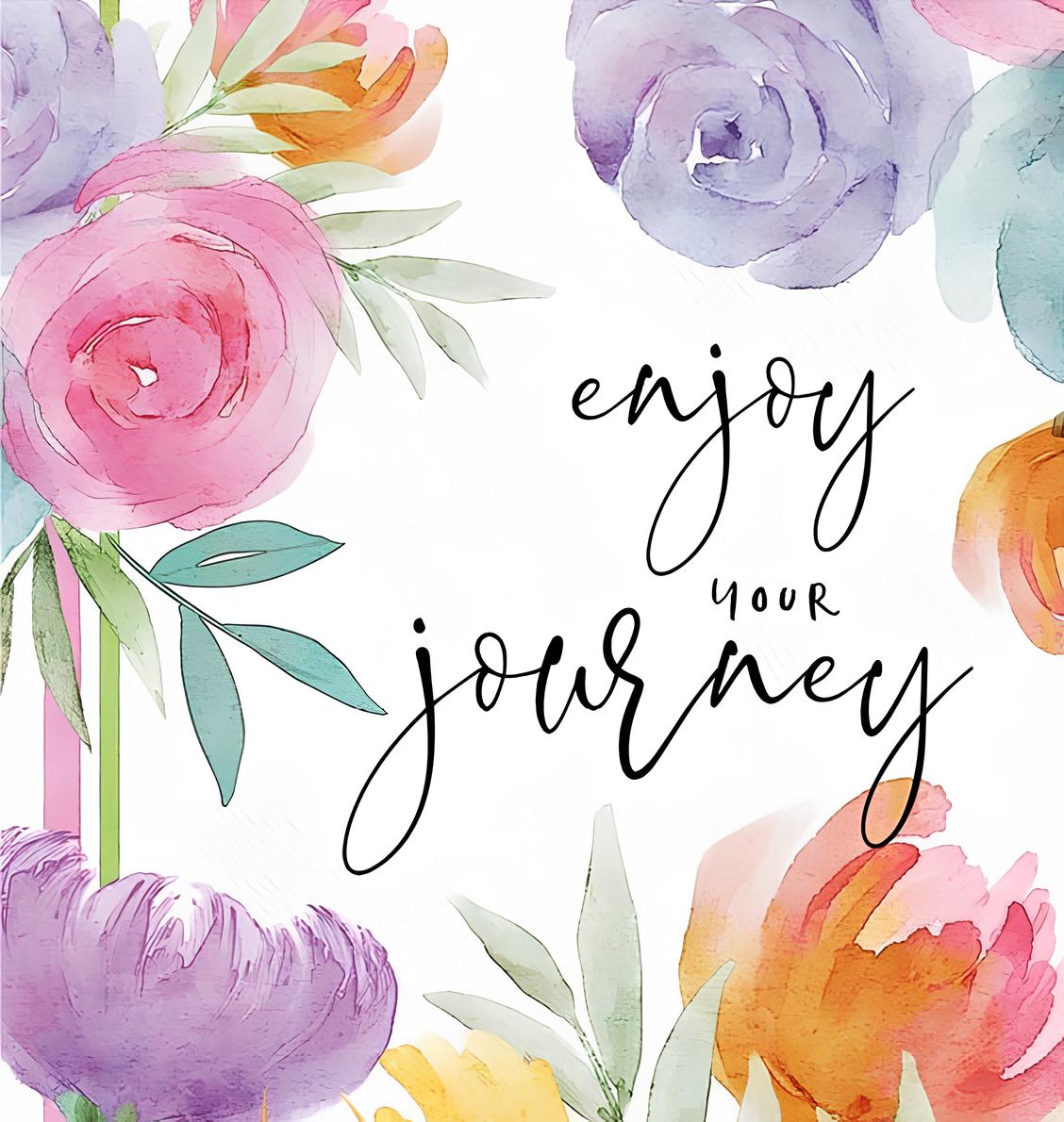 Enjoy your Journey Mini Canvas Paintings