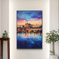 Enchanted Prague Twilight Canvas Painting