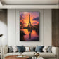 Effiel Tower at Sunset Canvas Painting