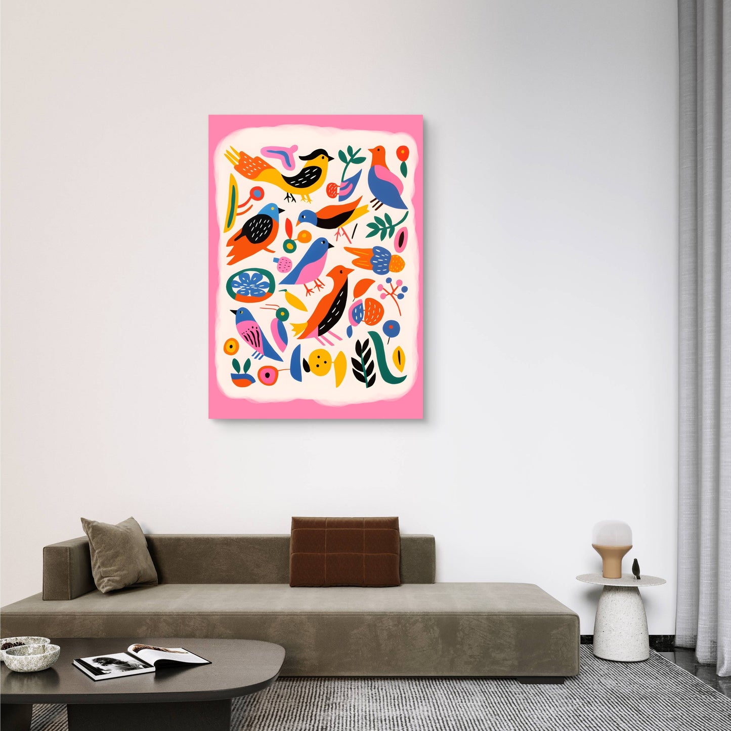 Jungle Party Canvas Painting