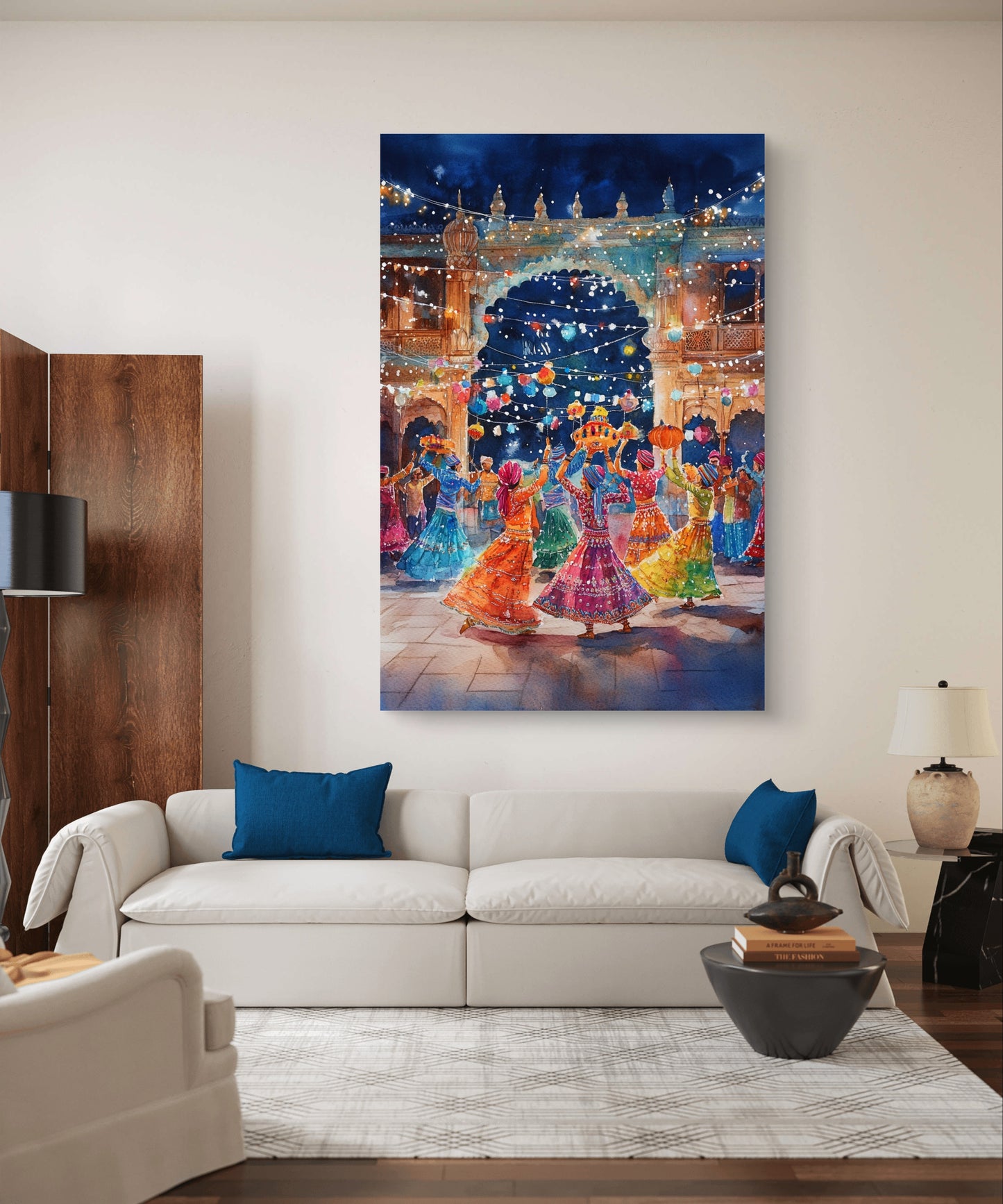 Rhythms of Royalty - Udaipur Canvas Painting