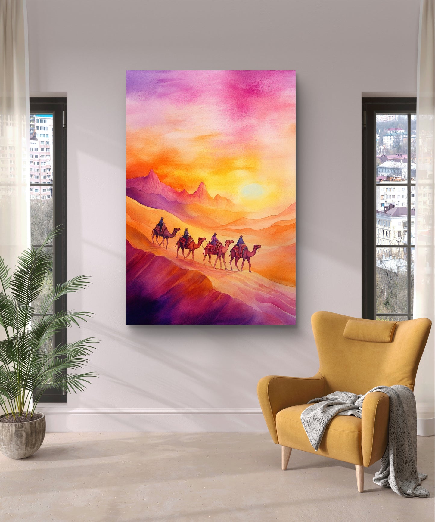 Caravan of Dreams Canvas Painting