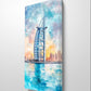 Burj Al Arab on Water Canvas Painting