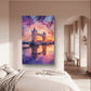 Tower Bridge with a Twilight Glow Canvas Painting