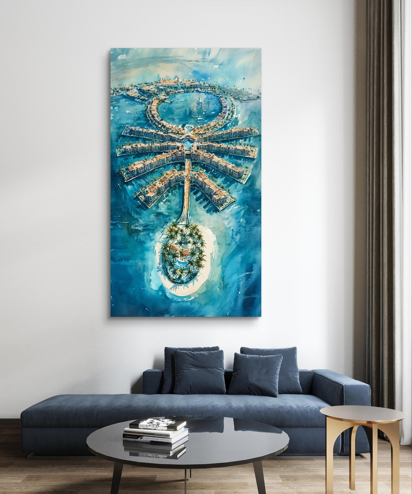 The Palm Islands Serenity Canvas Painting