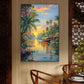 Kerala's Backwater Canvas Painting