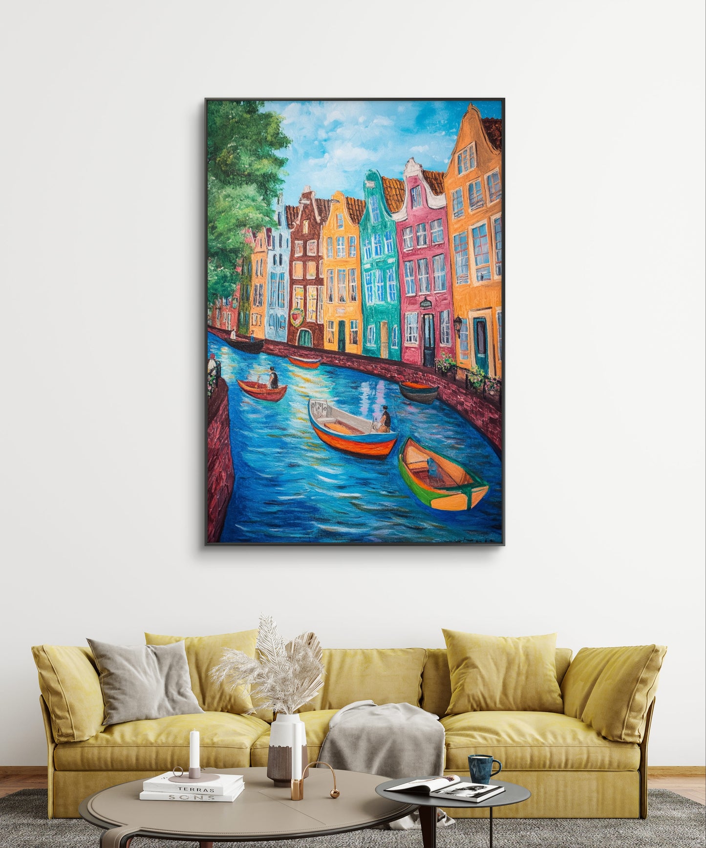 Amsterdam Serenade Canvas Painting