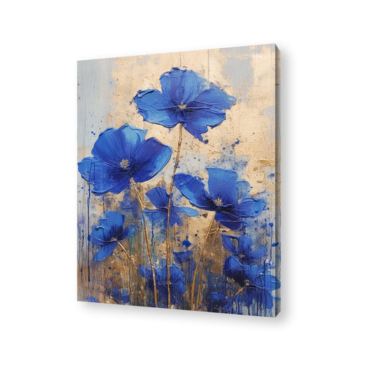 Whispers of Teal Canvas Painting