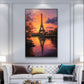 Effiel Tower at Sunset Canvas Painting