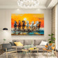 7 Running Horses 016 Canvas painting