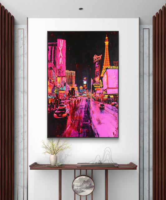 Las Vegas Canvas painting