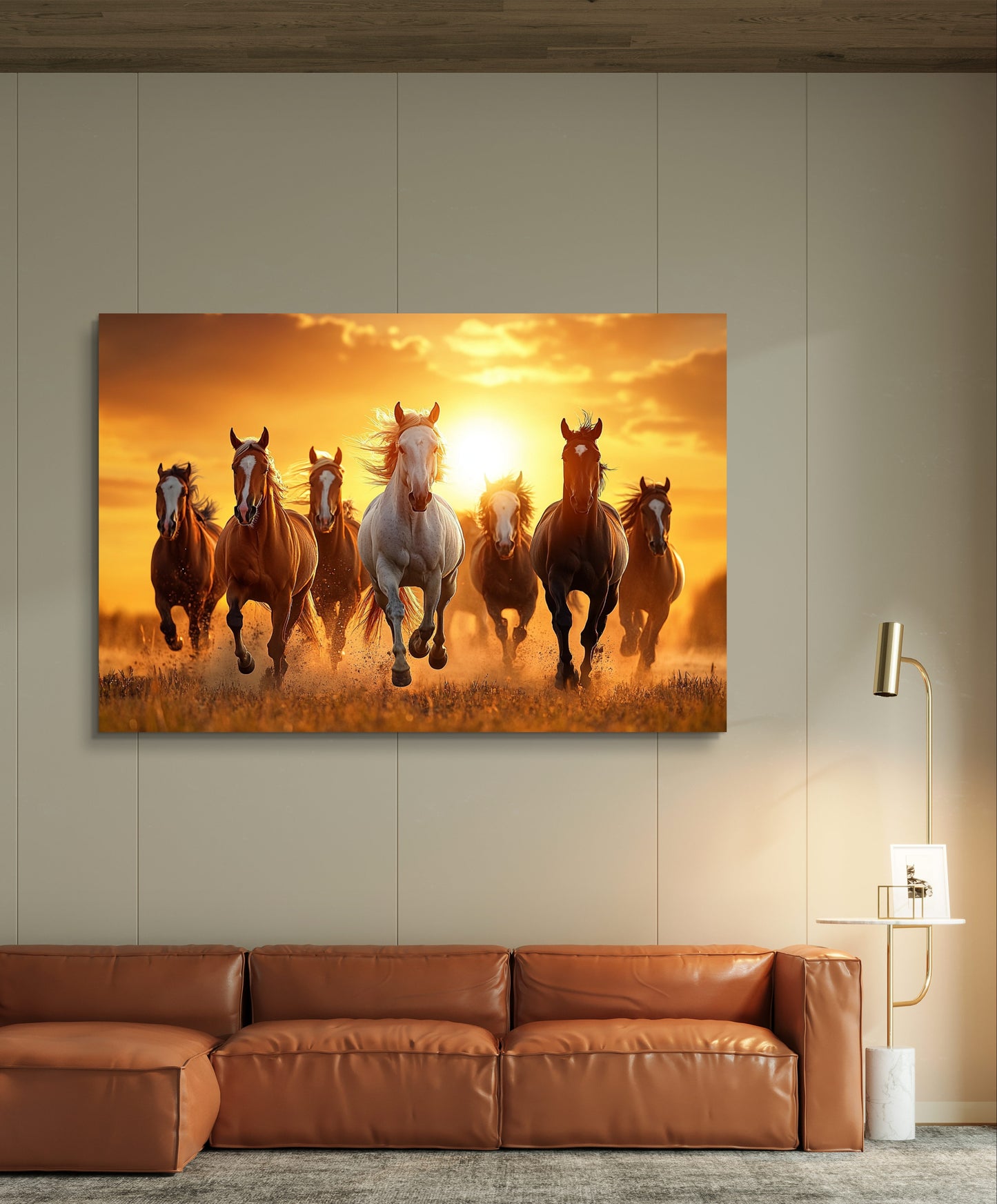 7 Running Horses 015 Canvas painting