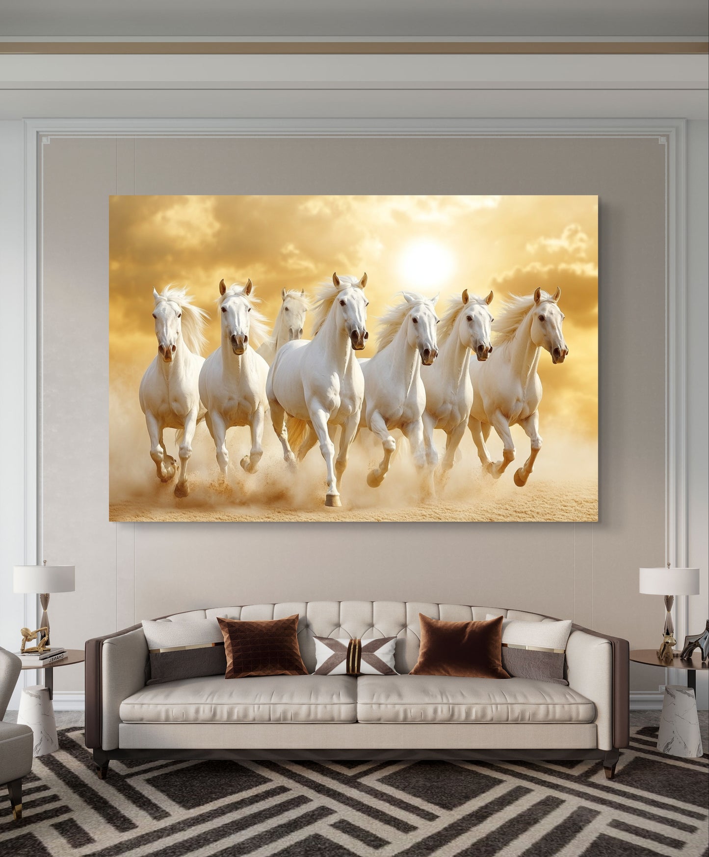 7 Running Horses 017 Canvas painting