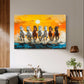 7 Running Horses 018 Canvas painting