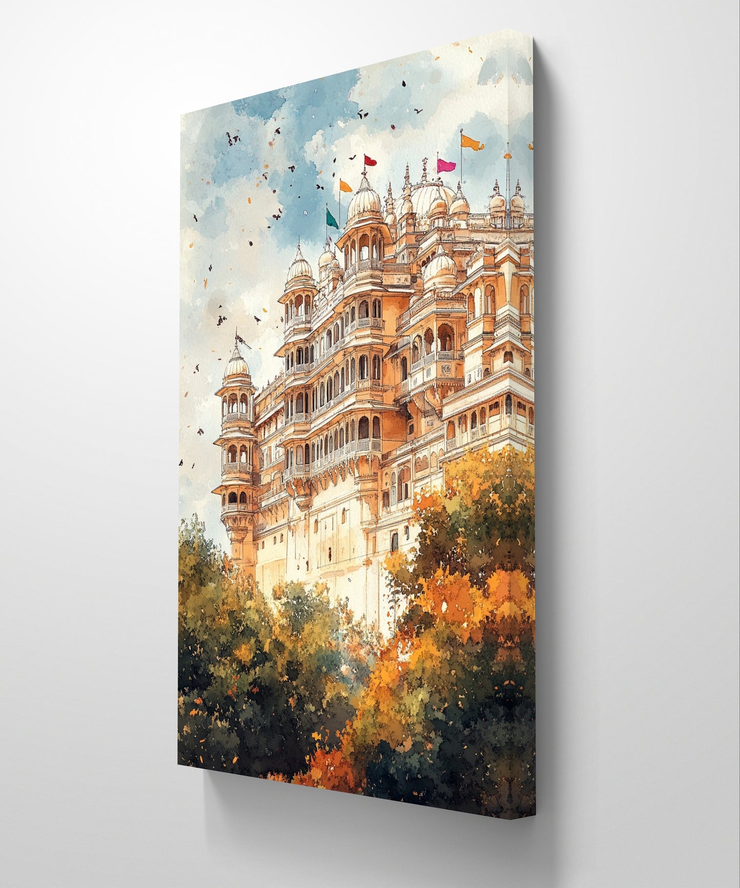 Udaipur City Palace Canvas Painting