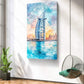 Burj Al Arab on Water Canvas Painting