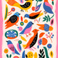 Jungle Party Canvas Painting