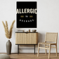 Allergic To Average Canvas Painting, a motivational canvas art for trendy Home Decor. Perfect for someone whhome decor need Motivation decor in their Home.