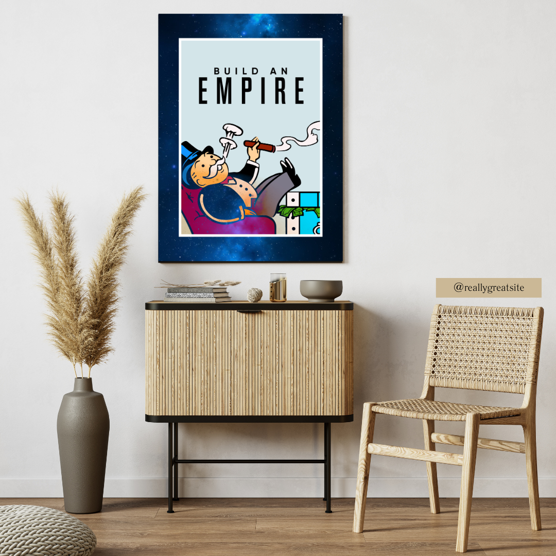 Empire Builder Canvas Painting