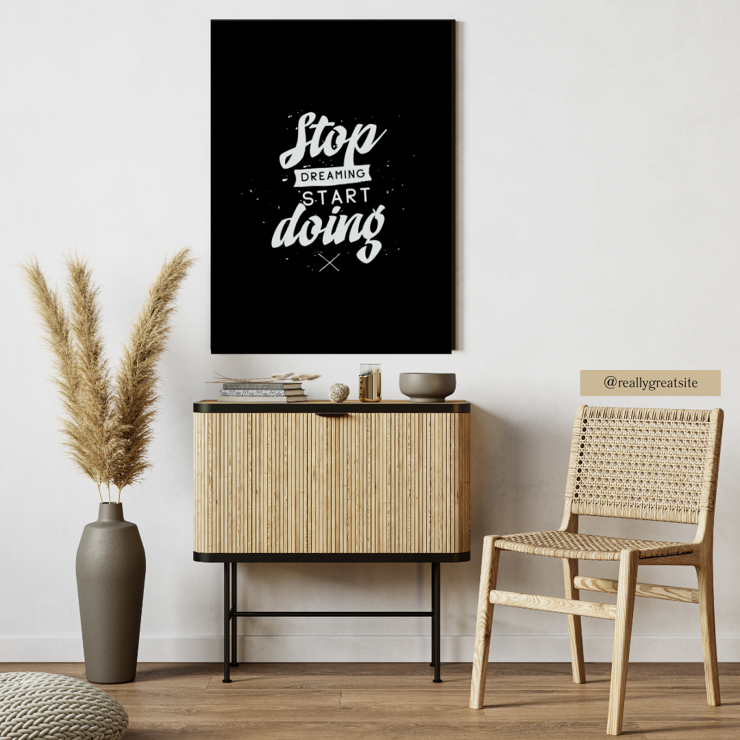 Stop dreaming Canvas Painting