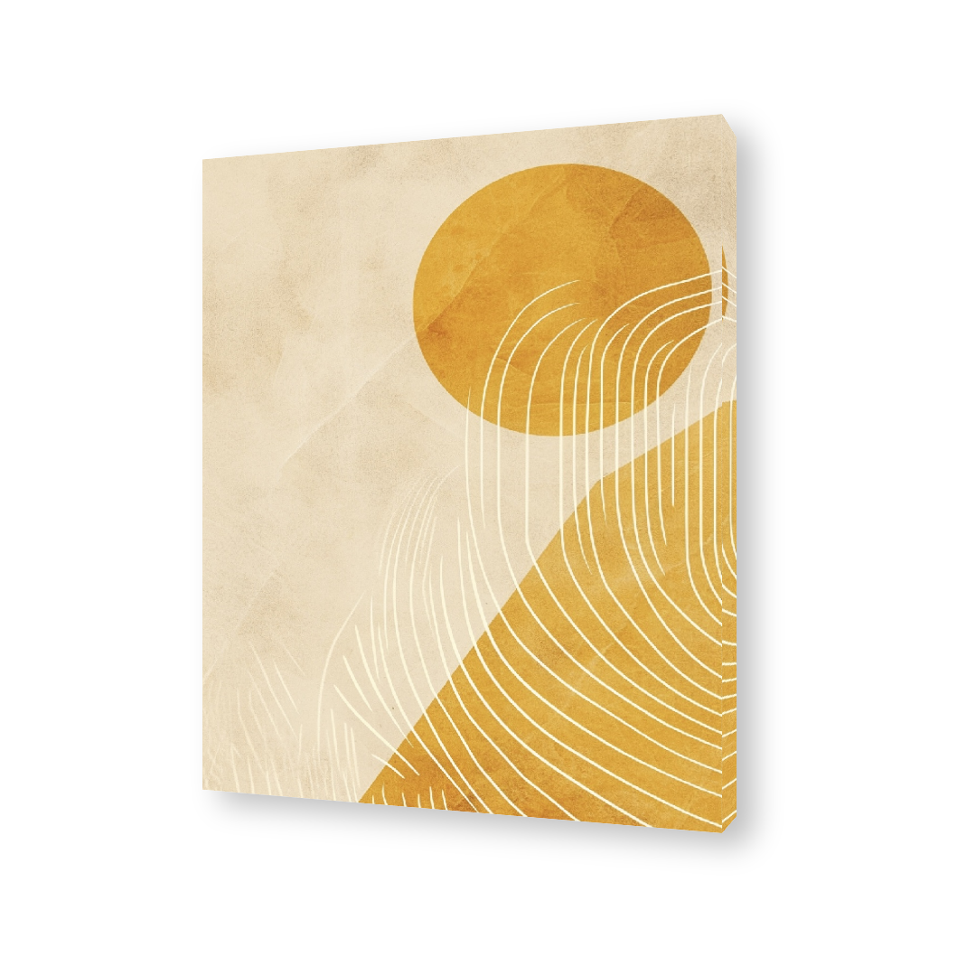 Boho Minimal canvas painting featuring a chic, minimalist bohemian design. Add modern elegance to your space with this stylish artwork. Perfect for living rooms, bedrooms, or any room needing a refined touch. Buy now to enhance your decor!