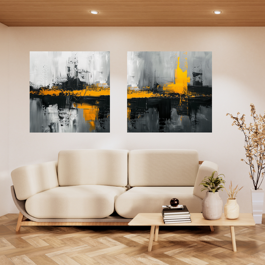 Bold Duo Canvas Painting