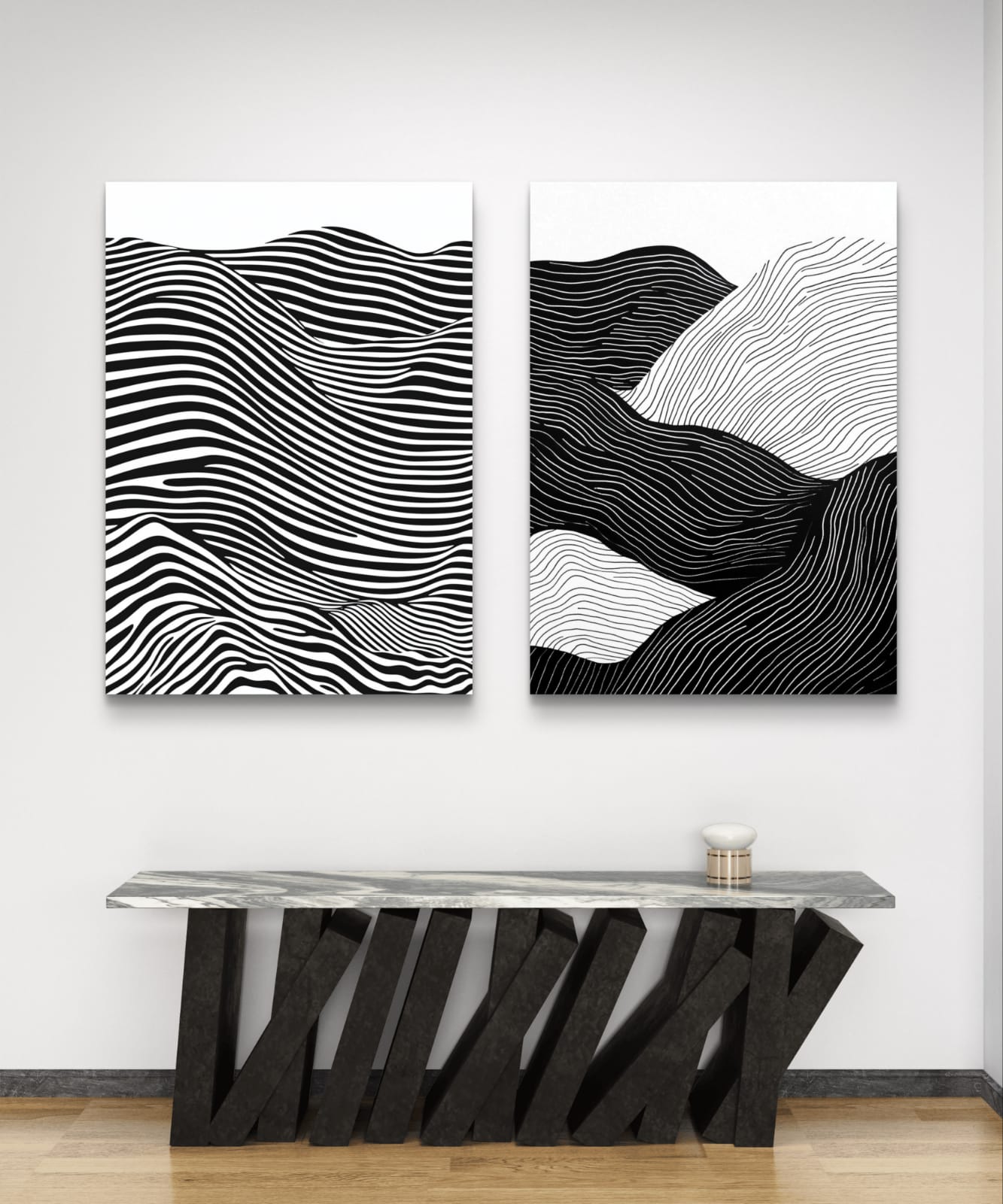 Contrast and Harmony Canvas Painting