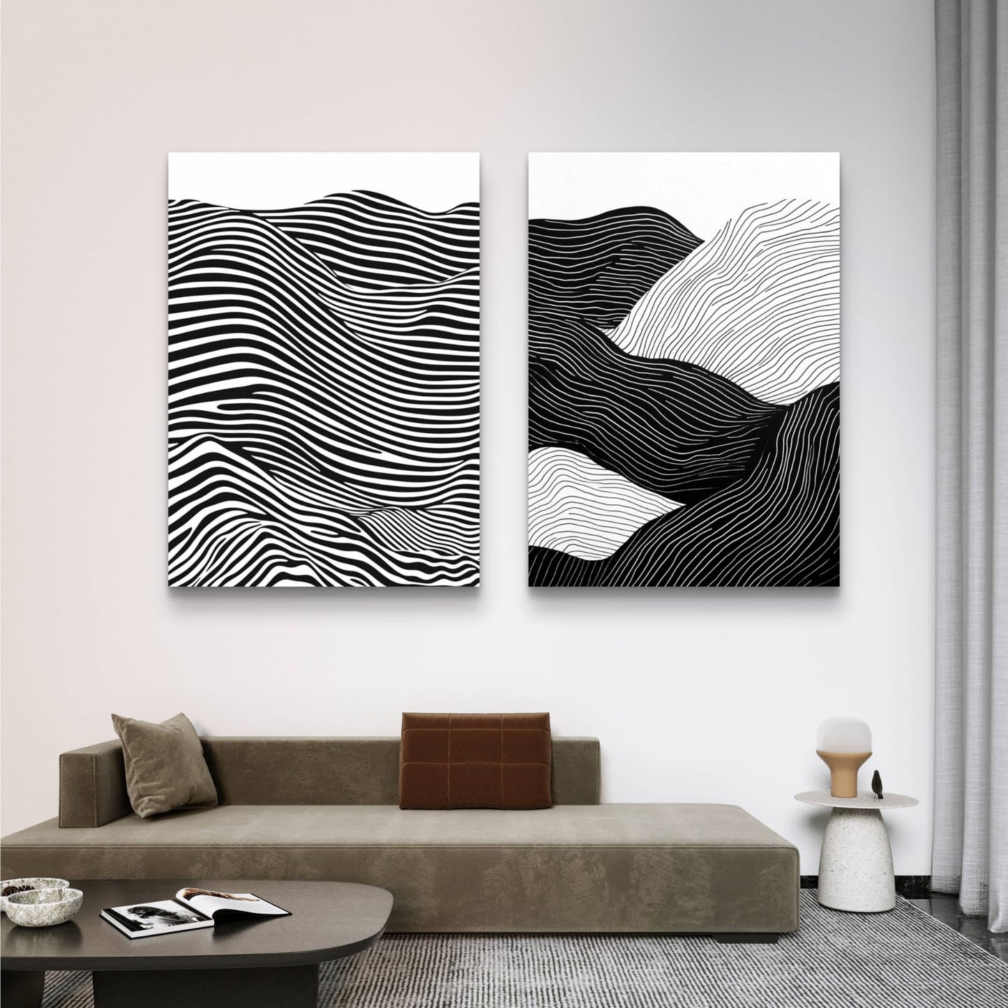 Contrast and Harmony Canvas Painting