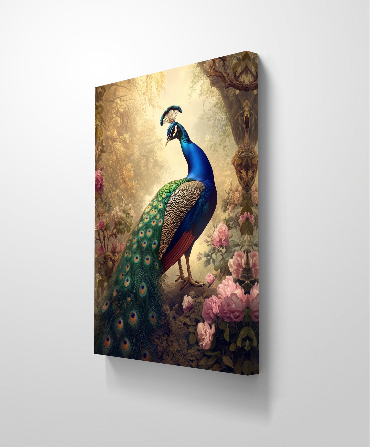 Majestic Peacock 006 Canvas Painting