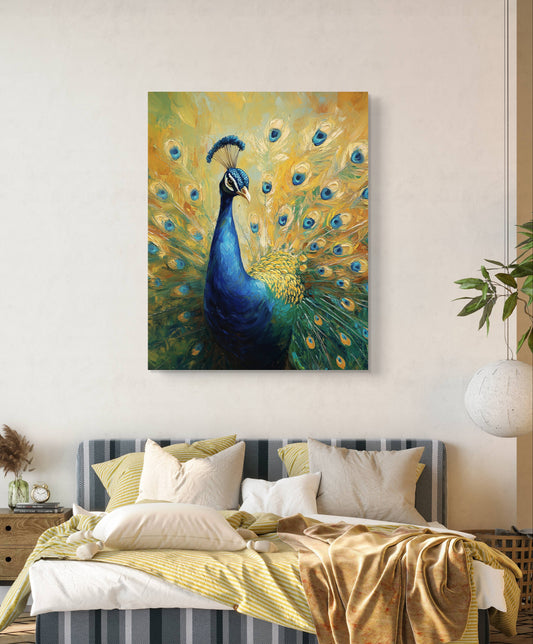 Majestic Peacock 011 Canvas Painting