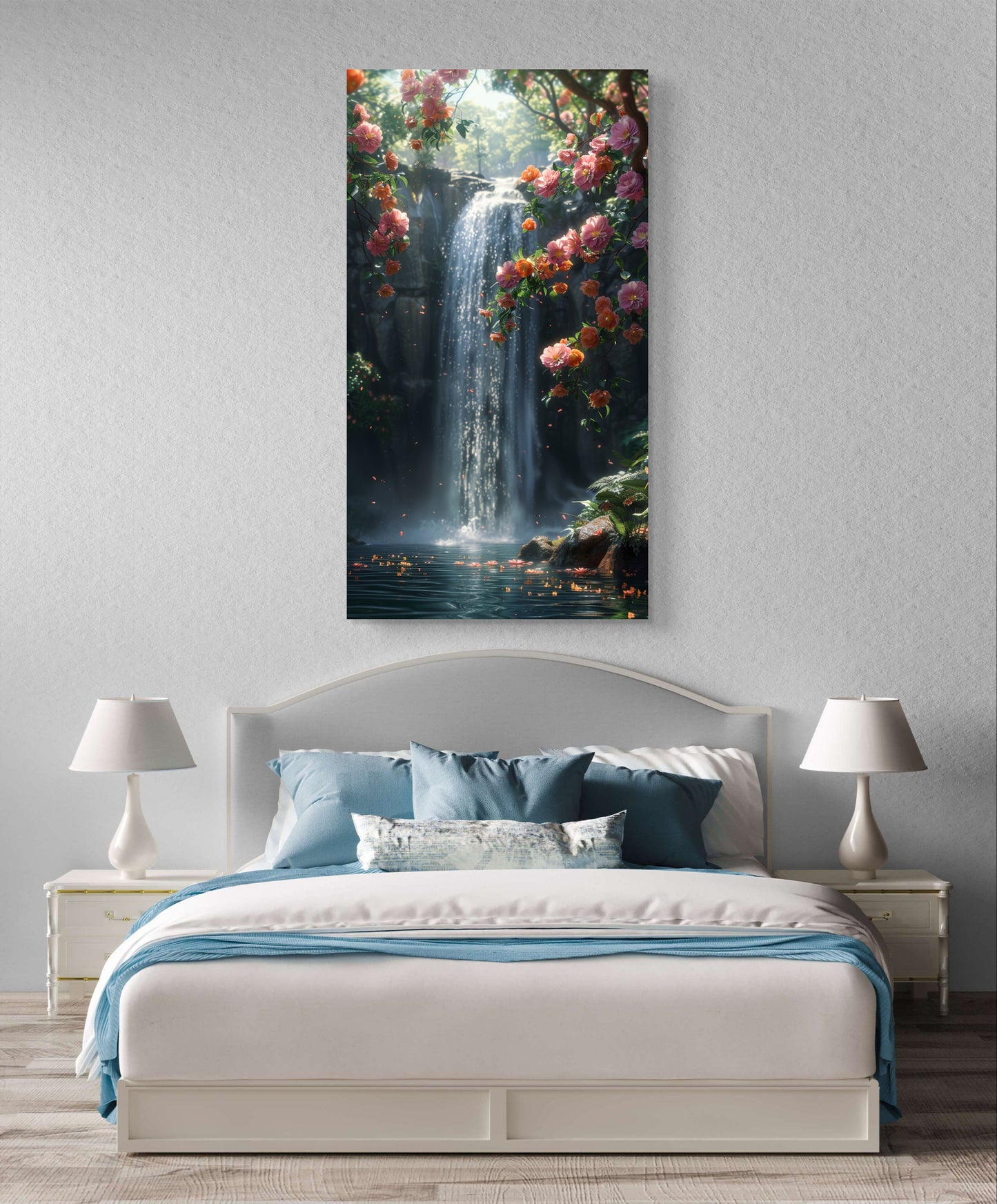 Soft Waterfall Canvas Painting