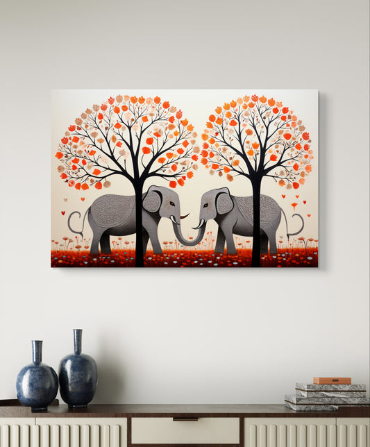 Mystic Elephant 010 Canvas Painting