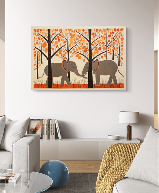 Mystic Elephant 011 Canvas Painting