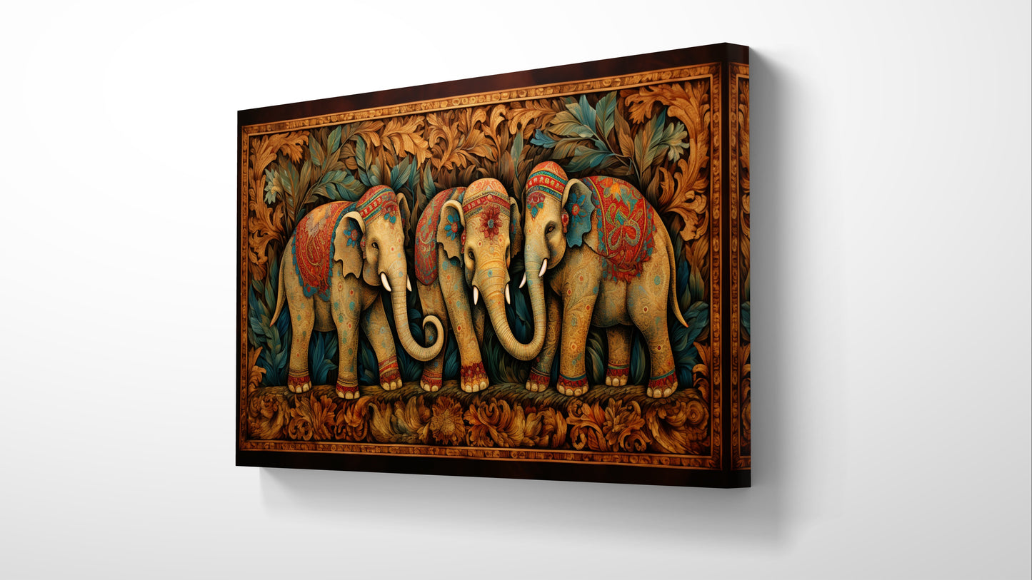 Mystic Elephant 014 Canvas Painting