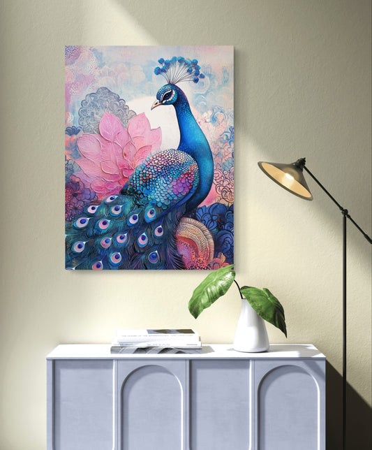 Majestic Peacock 007 Canvas Painting