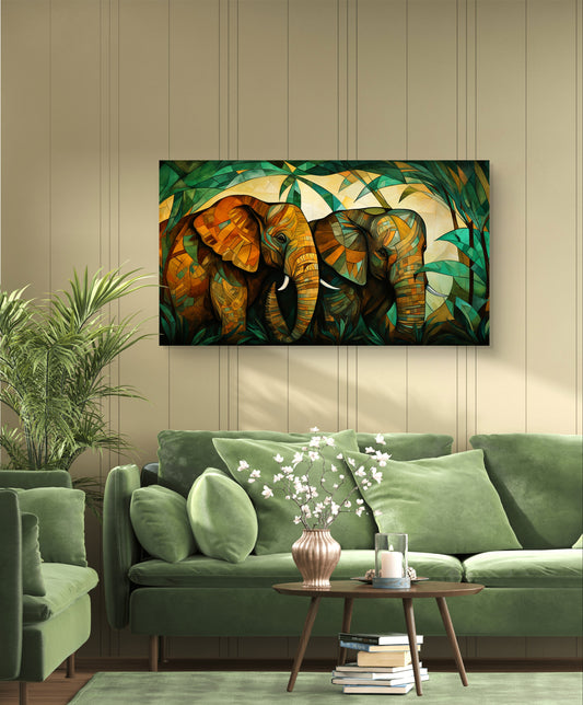 Mystic Elephant 013 Canvas Painting