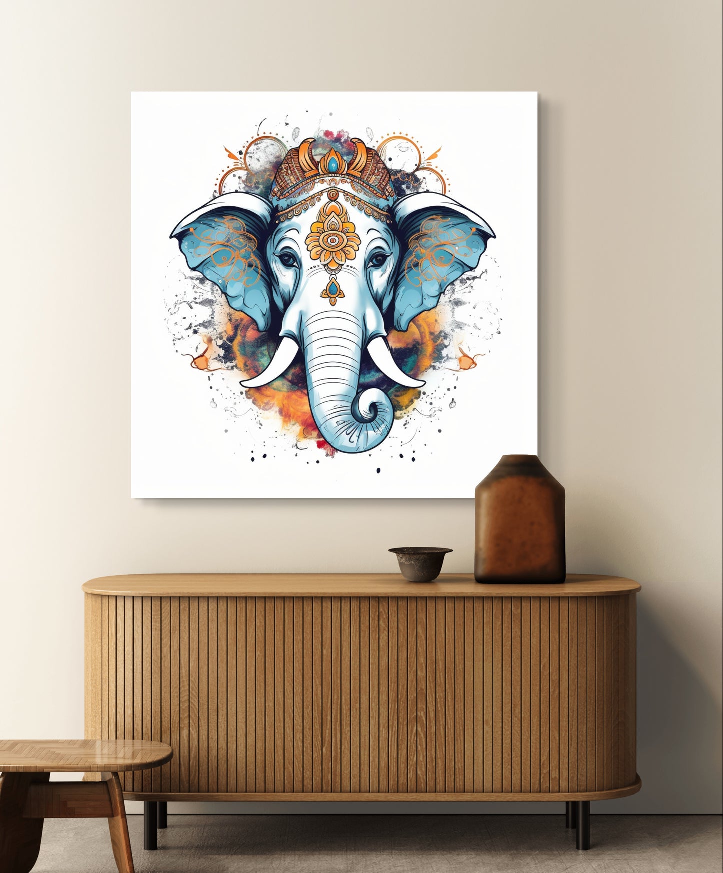 Lord Ganesha 004 Canvas Painting