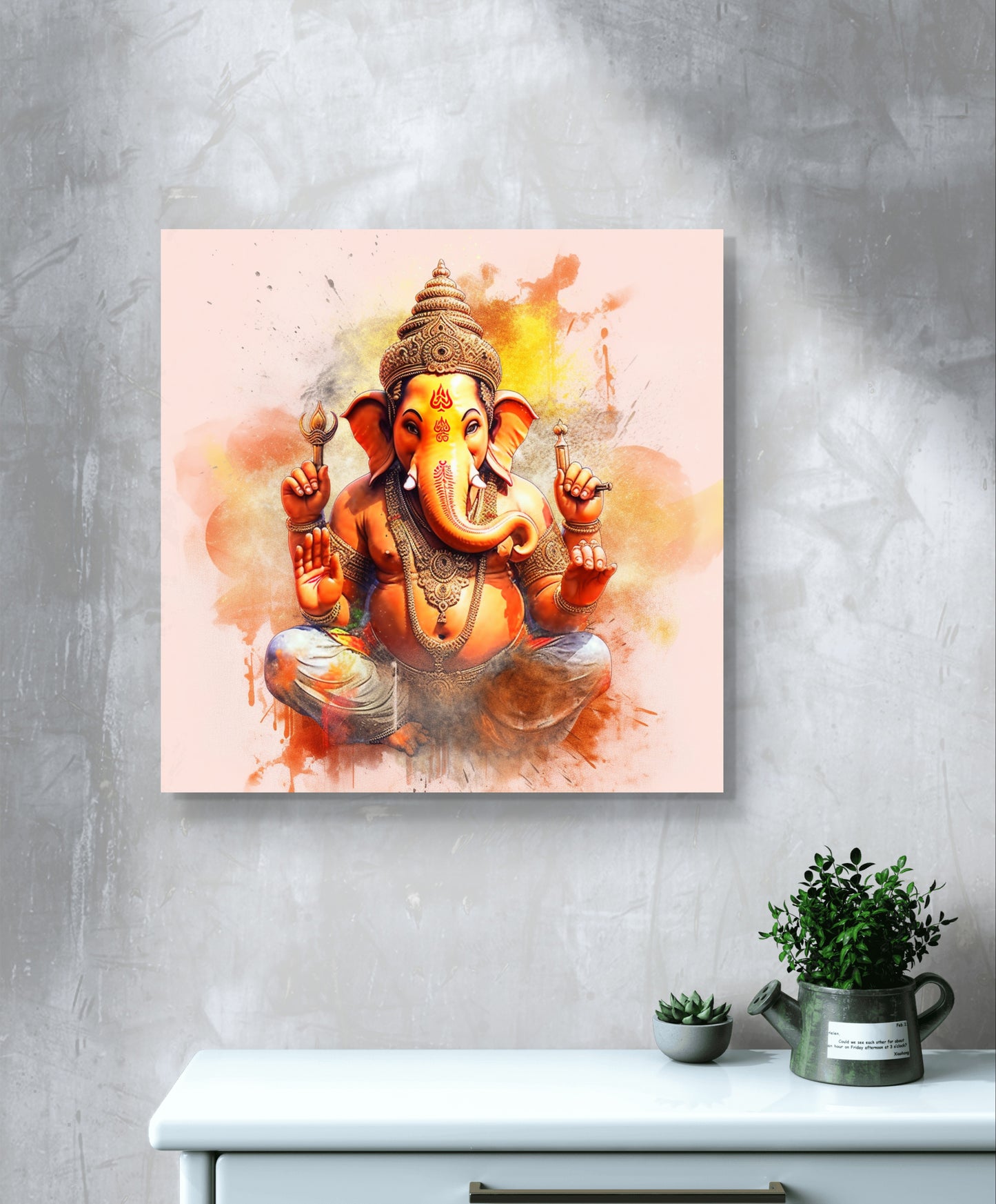 Lord Ganesha 006 Canvas Painting