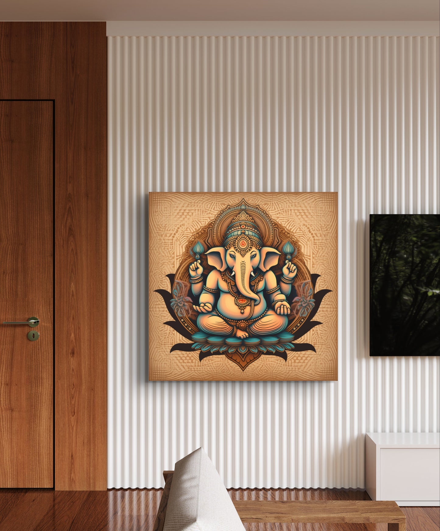 Lord Ganesha 007 Canvas Painting