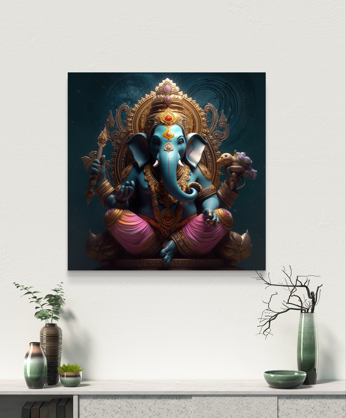 Lord Ganesha 009 Canvas Painting