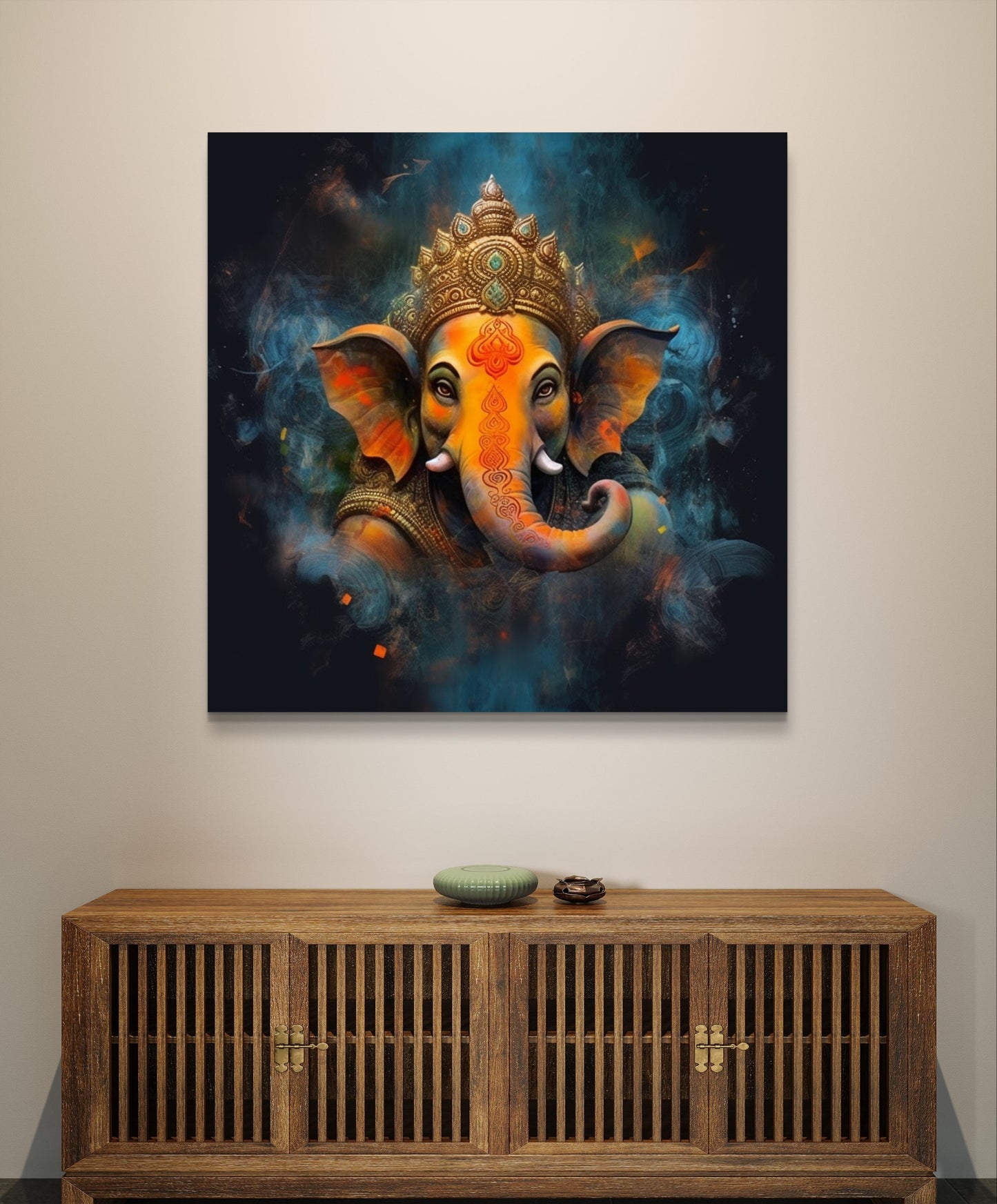 Lord Ganesha 010 Canvas Painting