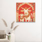 Serene Cow 001 Canvas Painting