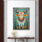 Serene Cow 005 Canvas Painting