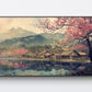 Serene Lake Reatreat Canvas Painting