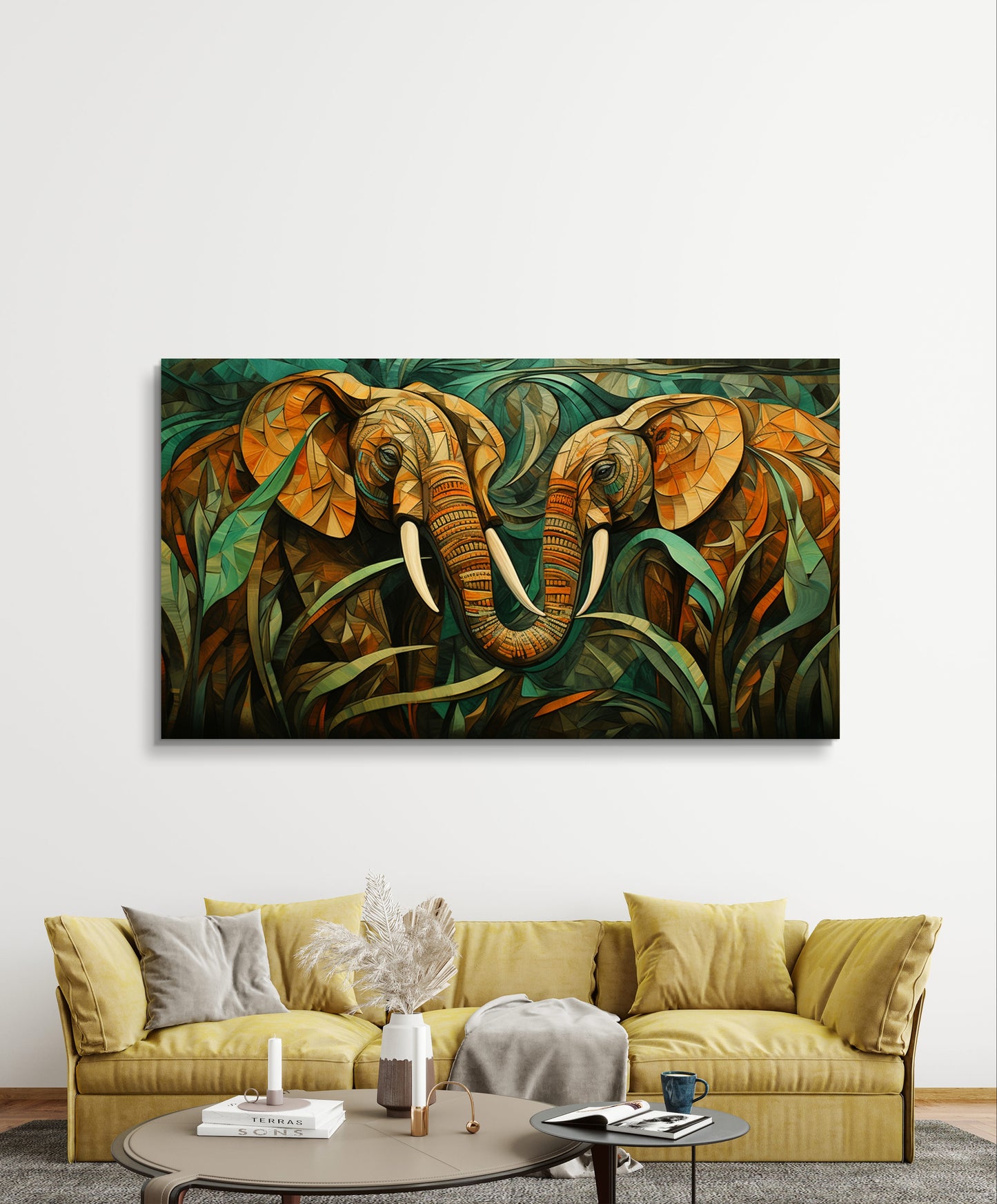 Mystic Elephant 009 Canvas Painting