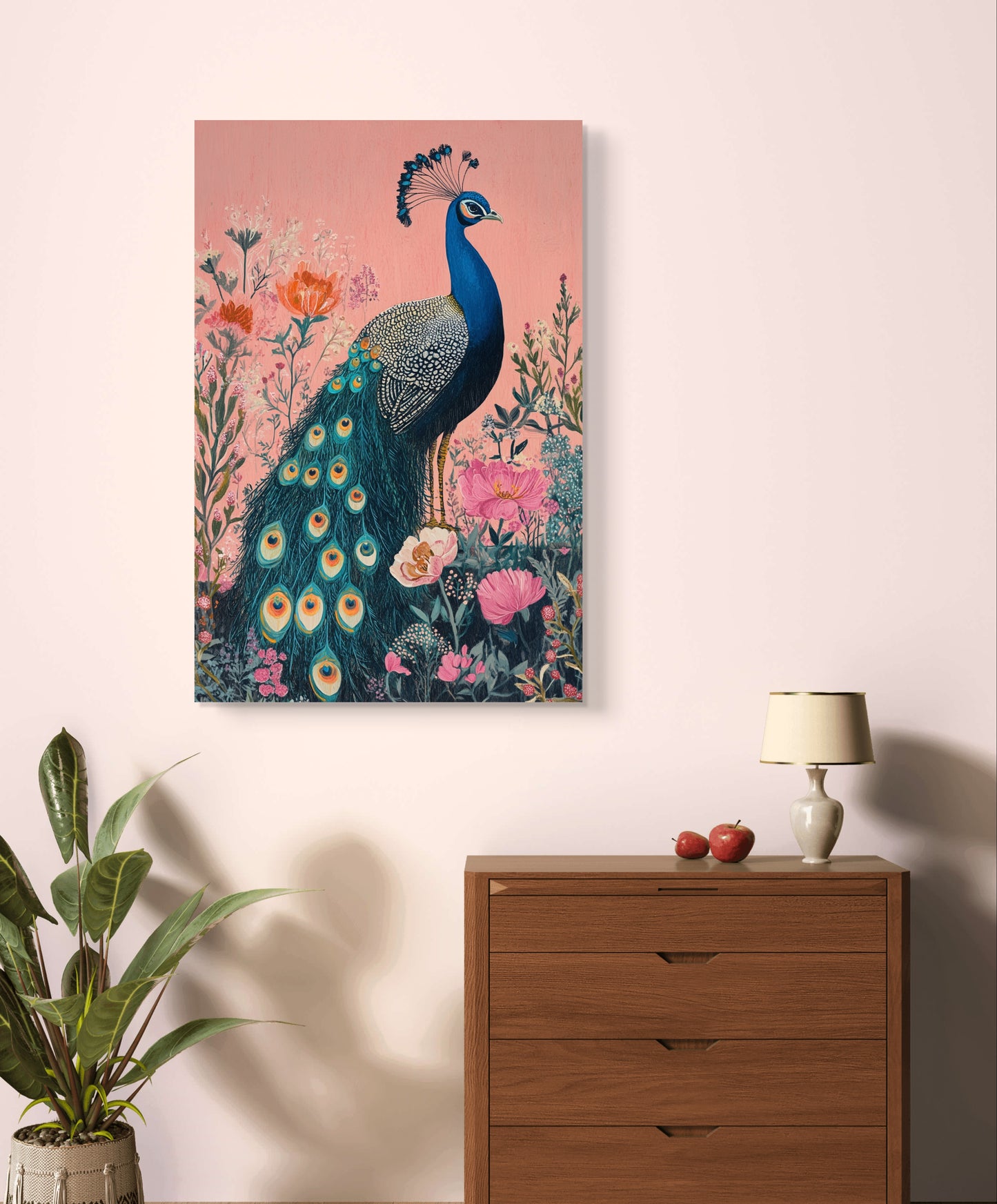 Majestic Peacock 004 Canvas Painting