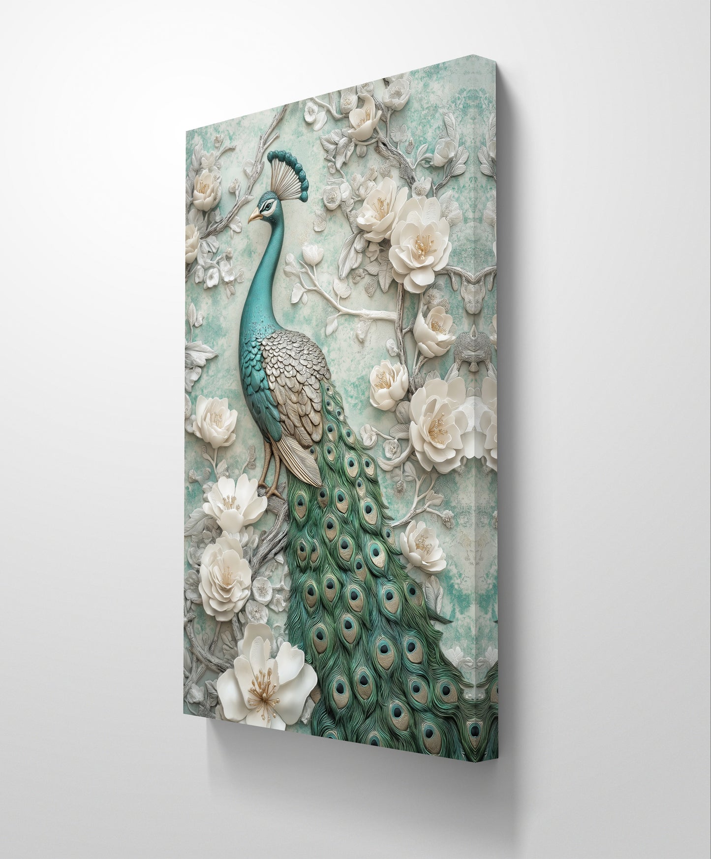 Majestic Peacock 003 Canvas Painting