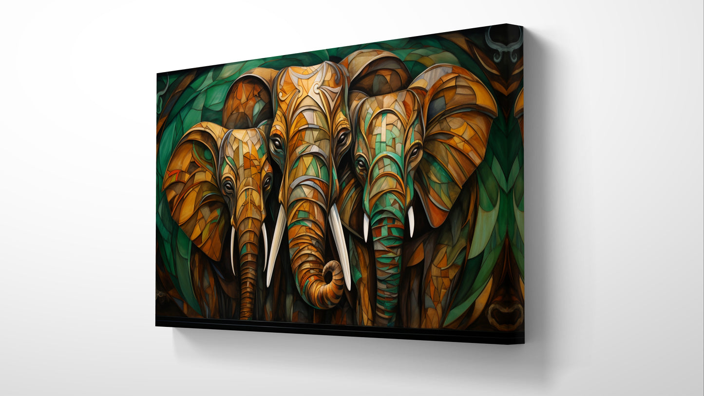 Mystic Elephant 006 Canvas Painting